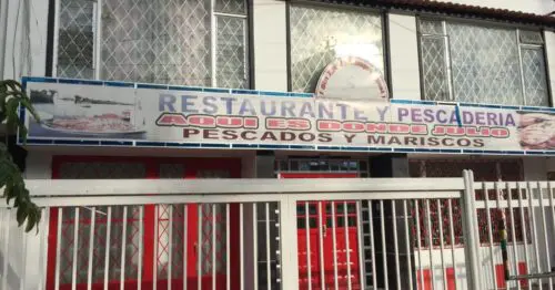 RESTAURANTE Y PESCADERIA AQUI ES DONDE JULIO RESTAURANTE Y PESCADERIA AQUI ES DONDE JULIO